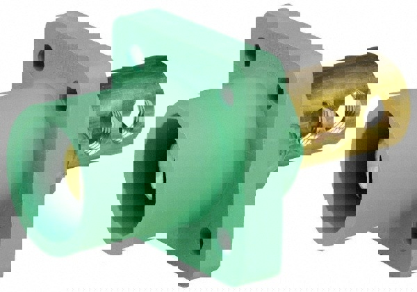 3R NEMA Rated, 600 Volt, 400 Amp, 1/0 to 4/0 AWG, Male, Double Set Screw, Panel Receptacle